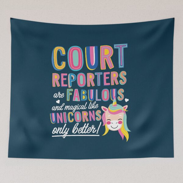 Item preview, Court Reporters are like Unicorns Gift Idea designed and sold by betternotes.