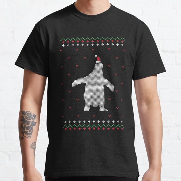 Merry Christmas Penguin Ugly Sweater Classic T-Shirt