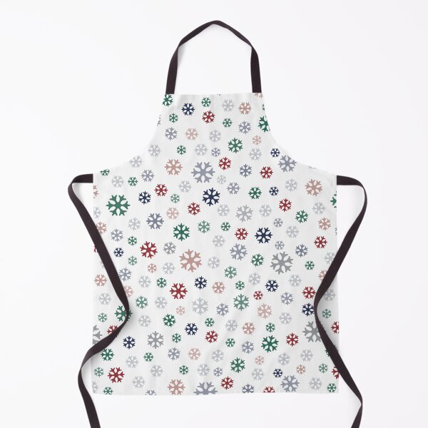 Item preview, Winter pattern from colorful snowflakes on white designed and sold by colorofmagic.