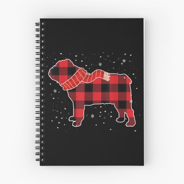 Item preview, Christmas English Bulldog Red Plaid Dog Lover Pajamas designed and sold by MarcelaSoto.
