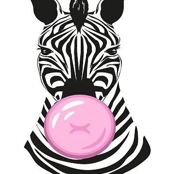 Stylish Bubble Gum Pink Leopard Print Art Print