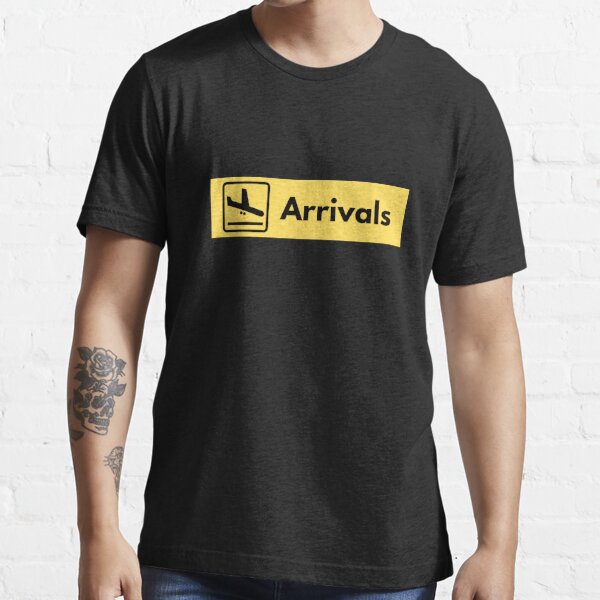 Flughafen Abflugschild T Shirt Von Jetmike Redbubble