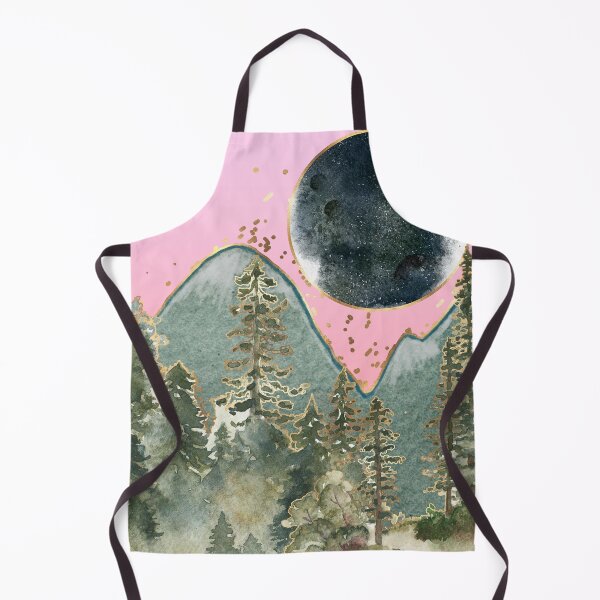 Item preview, moon rising under pink sky designed and sold by Lisa Casineau.