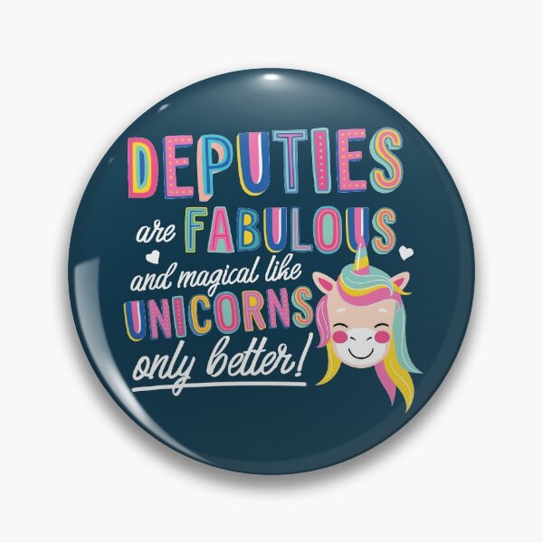 Item preview, Deputies are like Unicorns Gift Idea designed and sold by betternotes.