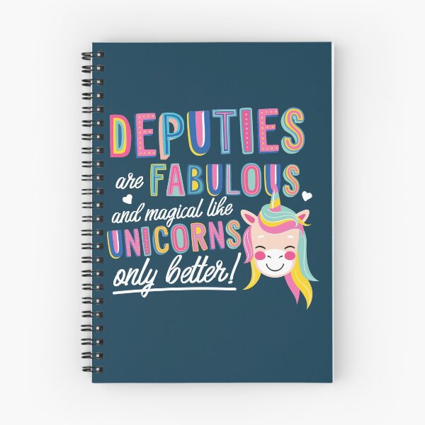 Item preview, Deputies are like Unicorns Gift Idea designed and sold by betternotes.