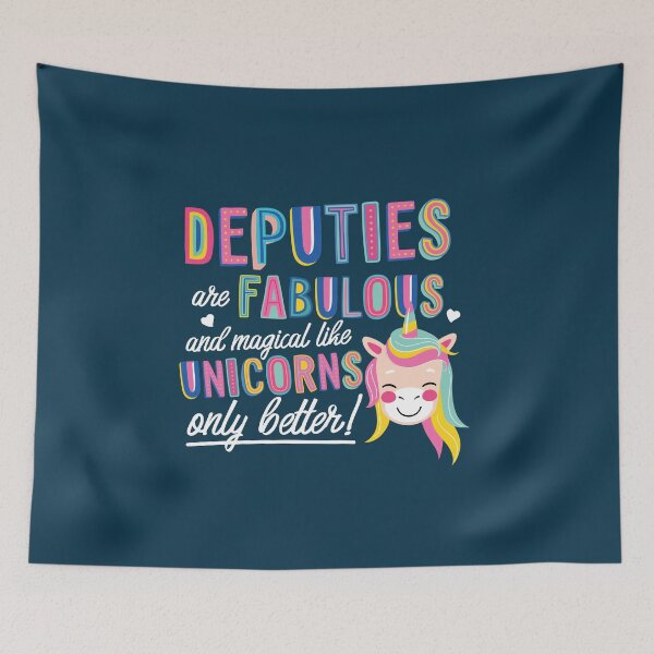 Item preview, Deputies are like Unicorns Gift Idea designed and sold by betternotes.