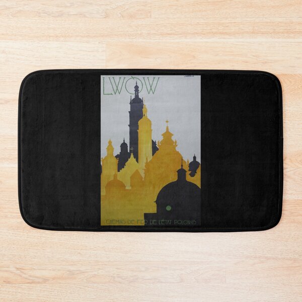 Item preview, retro classic Lwow poster designed and sold by CorasPosters.