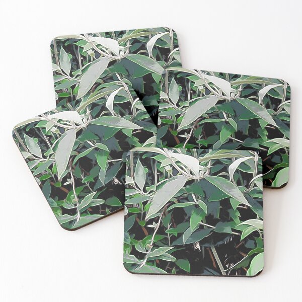 Item preview, Green Coastal Leaves designed and sold by Colin Bentham.