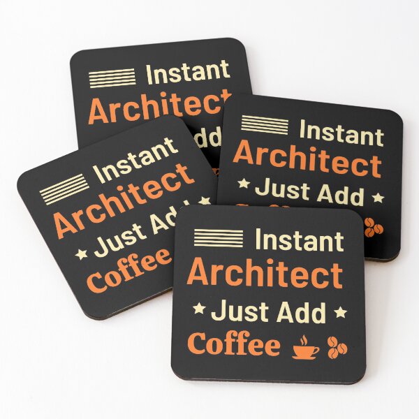 Item preview, Instant Architect Just Add Coffee designed and sold by Pea Fitness.