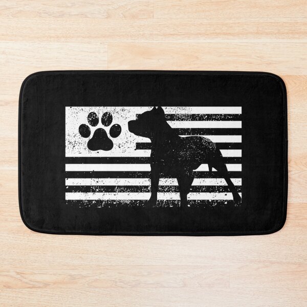 Item preview, IN Pitbull We Trust Dog Paw Print American Flag designed and sold by blueveins.