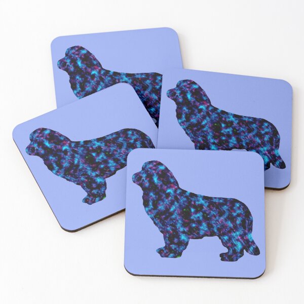 Item preview, Newfoundland Dog Blue Black Crystal designed and sold by Moonyflower.