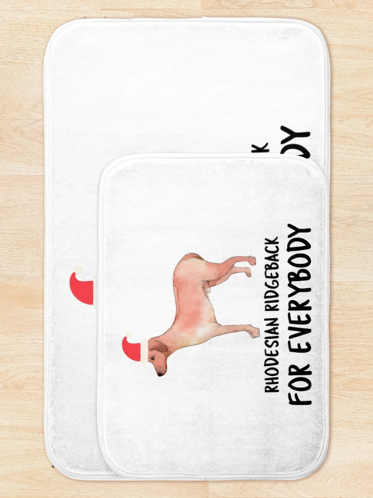 Thumbnail 5 of 6, Bath Mat, Dogs For Everybody (Rhodesian Ridgeback) designed and sold by YourEssentials.