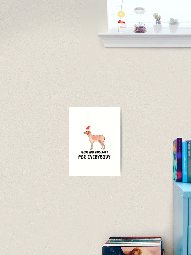 Thumbnail 2 of 3, Art Print, Dogs For Everybody (Rhodesian Ridgeback) designed and sold by YourEssentials.