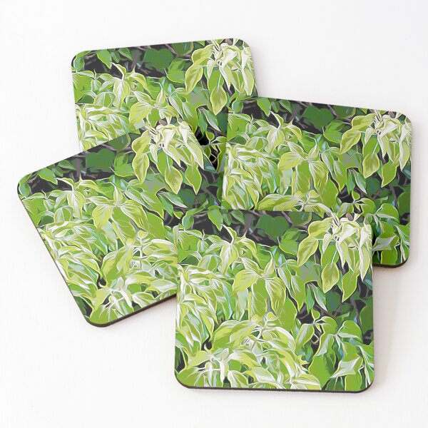 Item preview, Light Green Coastal Leaves designed and sold by Colin Bentham.