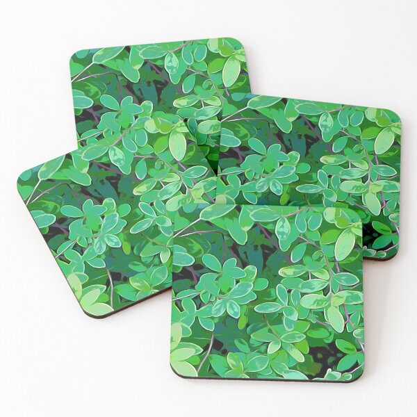 Item preview, Green Coastal Leaves designed and sold by Colin Bentham.