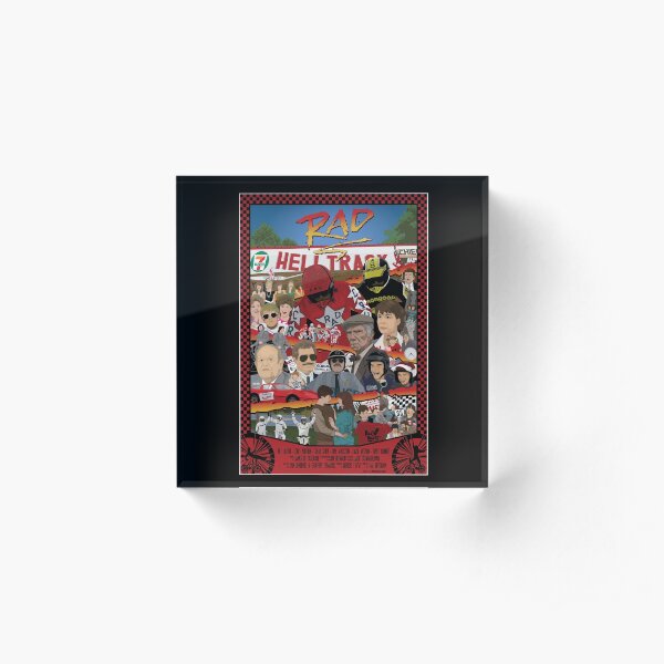 RAD Poster - BMX Tribute - Full Color - All Cast Acrylic Block