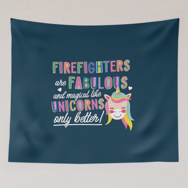 Item preview, Firefighters are like Unicorns Gift Idea designed and sold by betternotes.