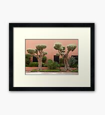 marrakech street life Framed Print