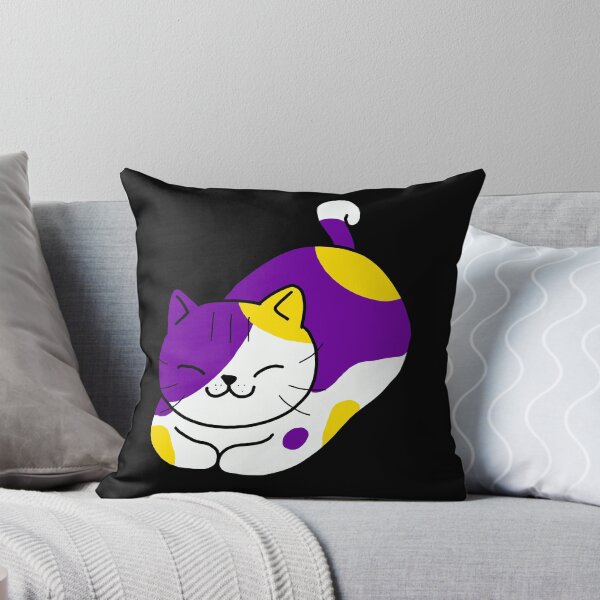 Item preview, Cute nonbianry pride cat designed and sold by MickTilio.