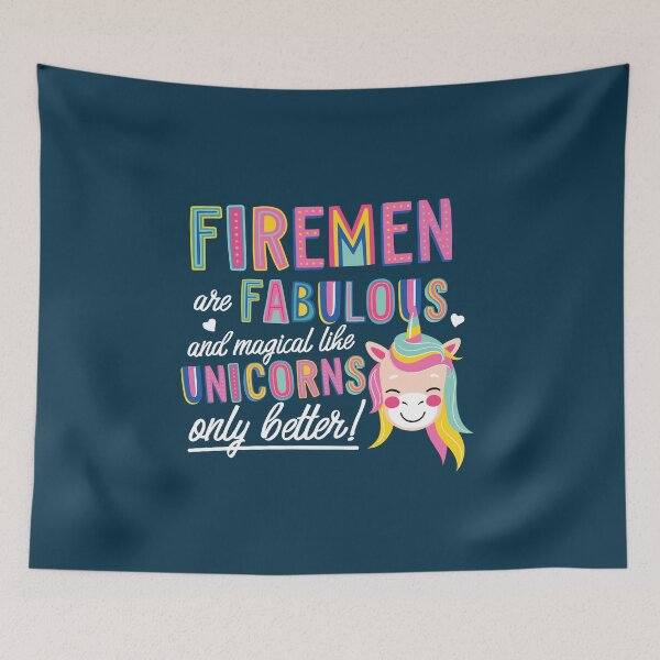 Item preview, Firemen are like Unicorns Gift Idea designed and sold by betternotes.