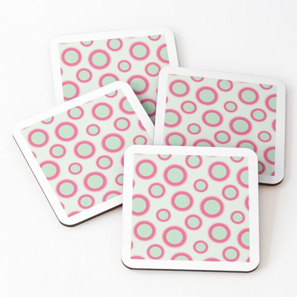 Item preview, Pink Circles Pattern designed and sold by MisterGooseShop.