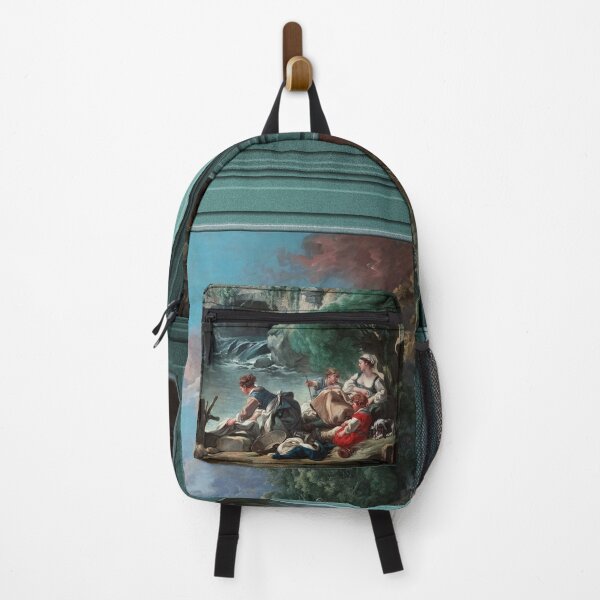 Item preview, Washerwomen by François Boucher Classical Art Old Masters Reproduction designed and sold by Xzendor7 Digital Art Creations.