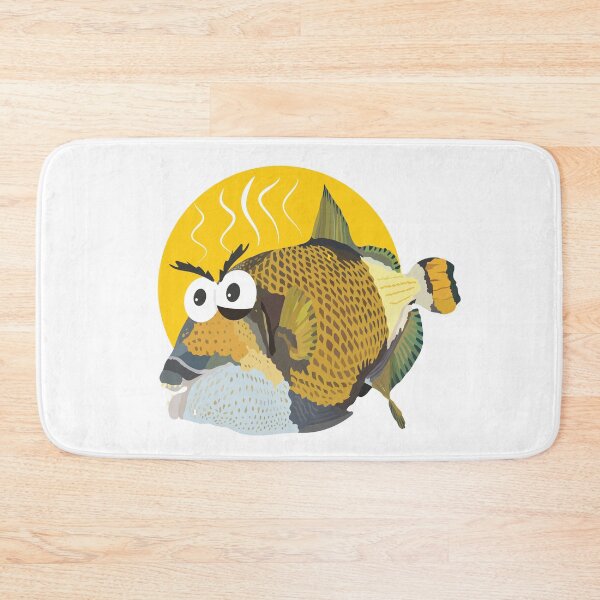 Item preview, Ocean Emotions - Angry Triggerfish designed and sold by freshnsalty.