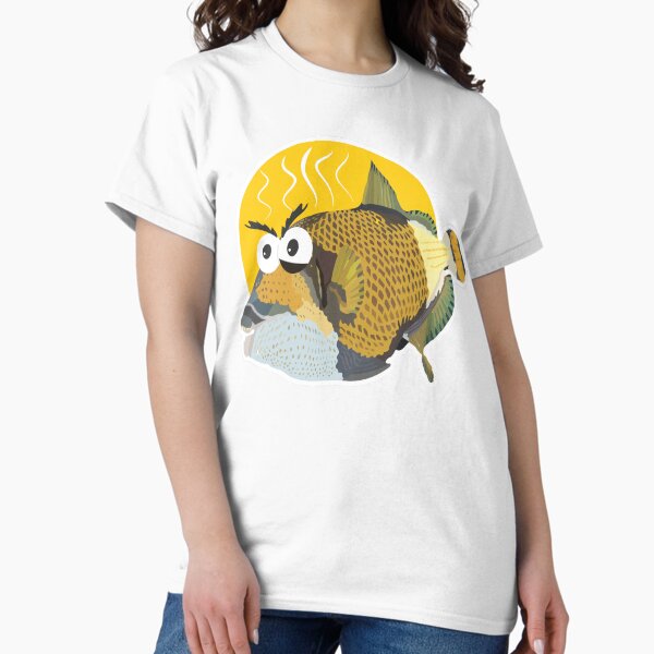 Item preview, Ocean Emotions - Angry Triggerfish designed and sold by freshnsalty.