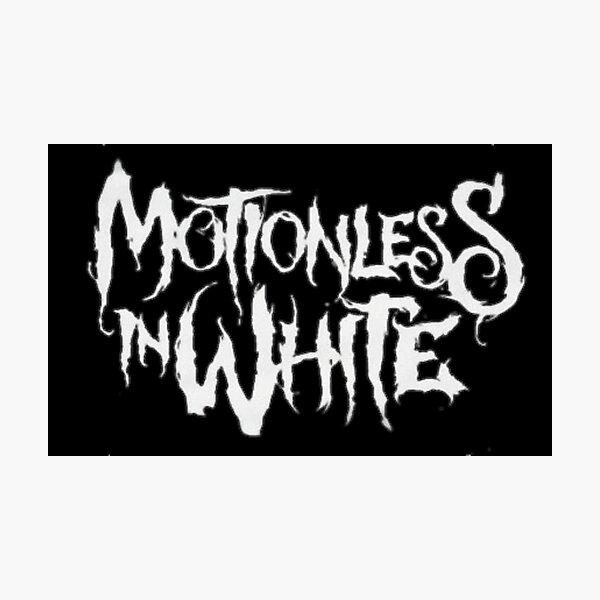 MOTIONLESS IN WHITE A4 260GSM FRAMED POSTER PRINT