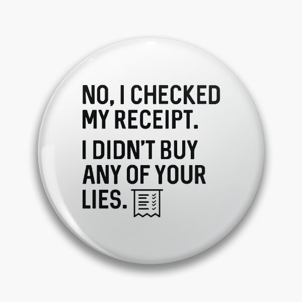 Item preview, I Checked My Receipt designed and sold by cherrific.