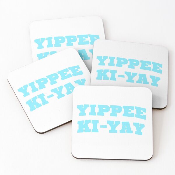 Item preview, YIPEE KI-YAY In Coral designed and sold by laurasticks.