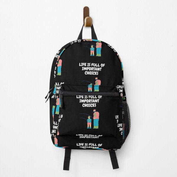 Item preview, Life Is Full Of Important Choices Dad And Son In Black designed and sold by LuckyKermit.