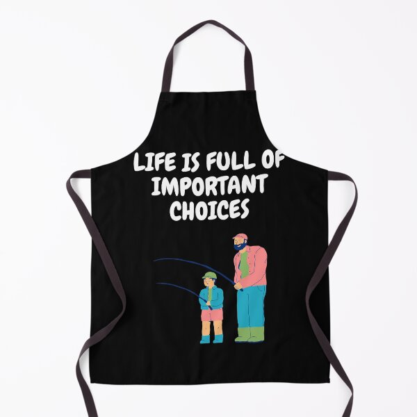 Item preview, Life Is Full Of Important Choices Dad And Son In Black designed and sold by LuckyKermit.