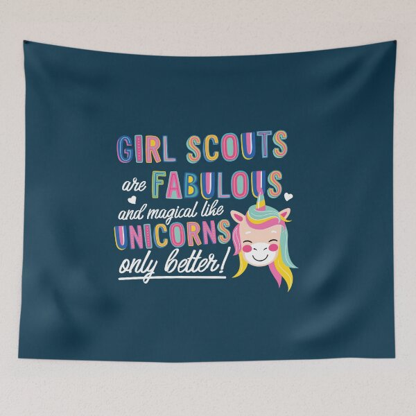 Aperçu de l'œuvre Les Girl Scouts sont comme des licornes Idée cadeau créée et vendue par betternotes.