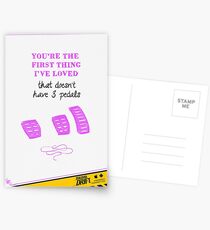 Valentine's Day Card: 3 Pedals Postcards