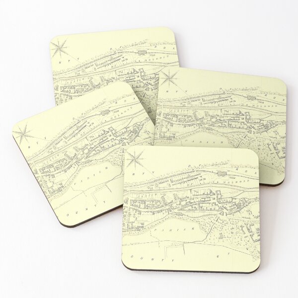 Item preview, Galashiels | Historic map from 1851 designed and sold by yourscotborders.