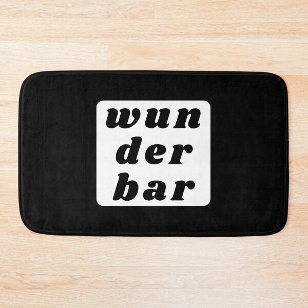Item preview, Wunderbar Wonderful German Deutsch designed and sold by Hoiho Adventure Shirts.