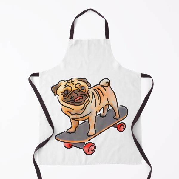 Item preview, skateboarding pug designed and sold by Xdelacra.
