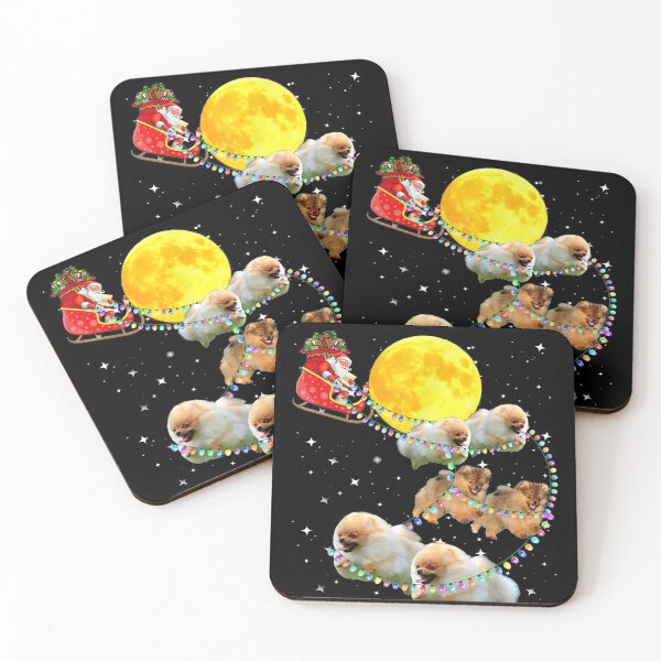 Item preview, Funny Pomeranian Christmas Reindeer Christmas designed and sold by MarcelaSoto.
