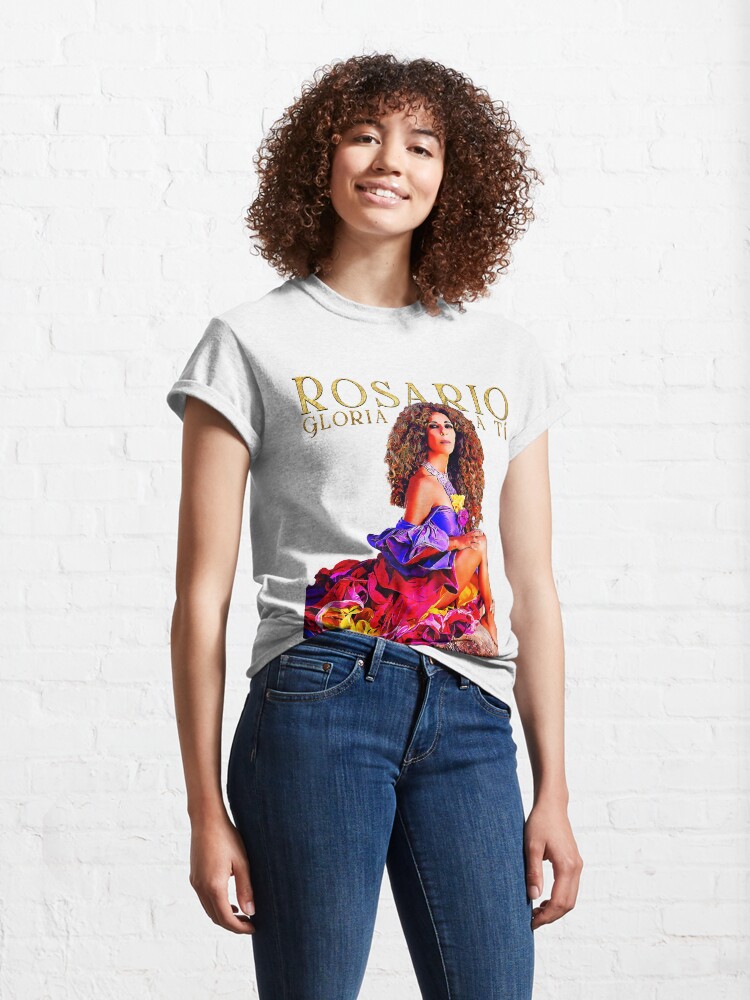 Vista alternativa de Camiseta clásica Rosario Flores Gloria a Tí