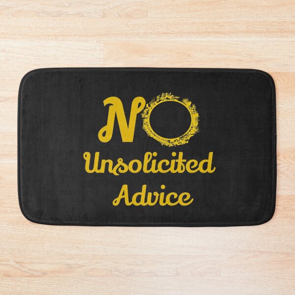 Item preview, Essentials - No Unsolicited Advice designed and sold by salmannoor.