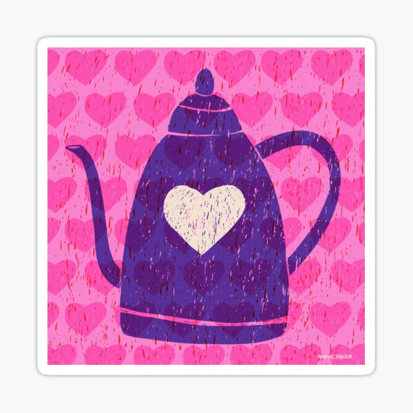 Teapot Love Sticker