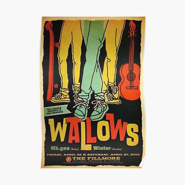 Affiche Vintage Wallows Poster