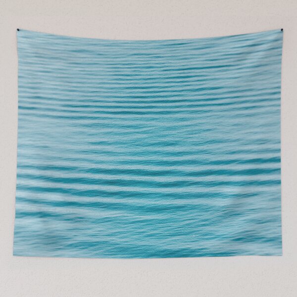 Item preview, Abstract Blue Ocean Water Ripple designed and sold by Walk-It-Off.