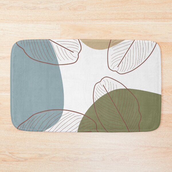 Item preview, abstract vintage banana leaves-modern rustic designed and sold by wiwiart.