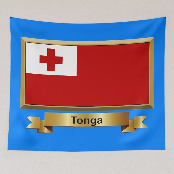 Item preview, Tonga Flag Gifts, Masks, Stickers & Products (GF) designed and sold by mpodger.
