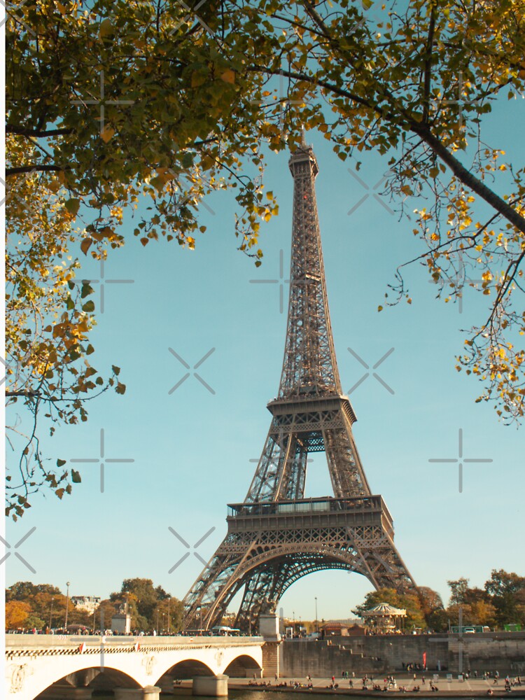 Paris Eiffel Tower in the Fall