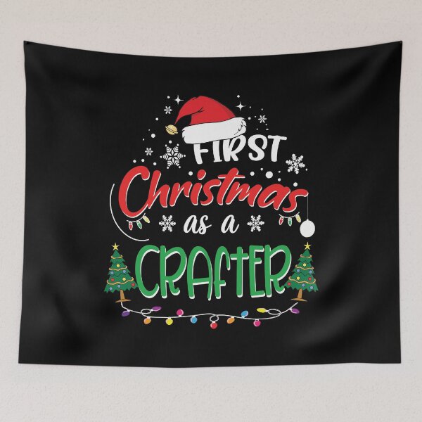 Item preview, First Christmas as a Crafter Funny 1st Christmas Gifts Ideas for New Crafters Craft designed and sold by clothesy7.