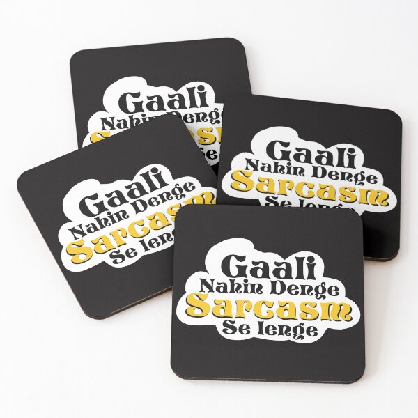 Item preview, Desi Hinglish Humor Gaali Nahin Denge Sarcasm Se Lenge  designed and sold by creativepod.
