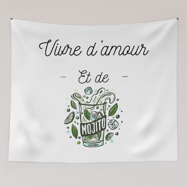 Item preview, Live on love and mojito designed and sold by Curlyhaire.